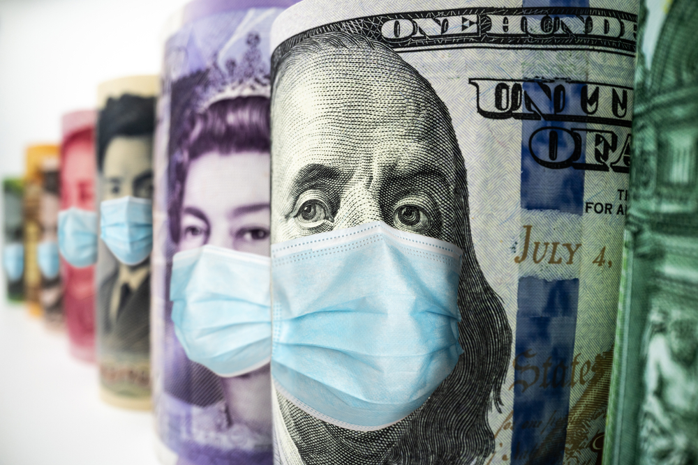 Os investimentos em pesquisa e a inovação em saúde necessária para evitar novas pandemias são irrisórios diante do impacto econômico causado pela covid-19. (Fonte: Shutterstock/Reprodução)