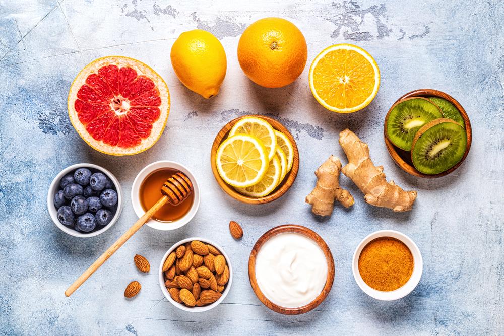 A vitamina C está presente em diversos alimentos. (Fonte: Shutterstock)